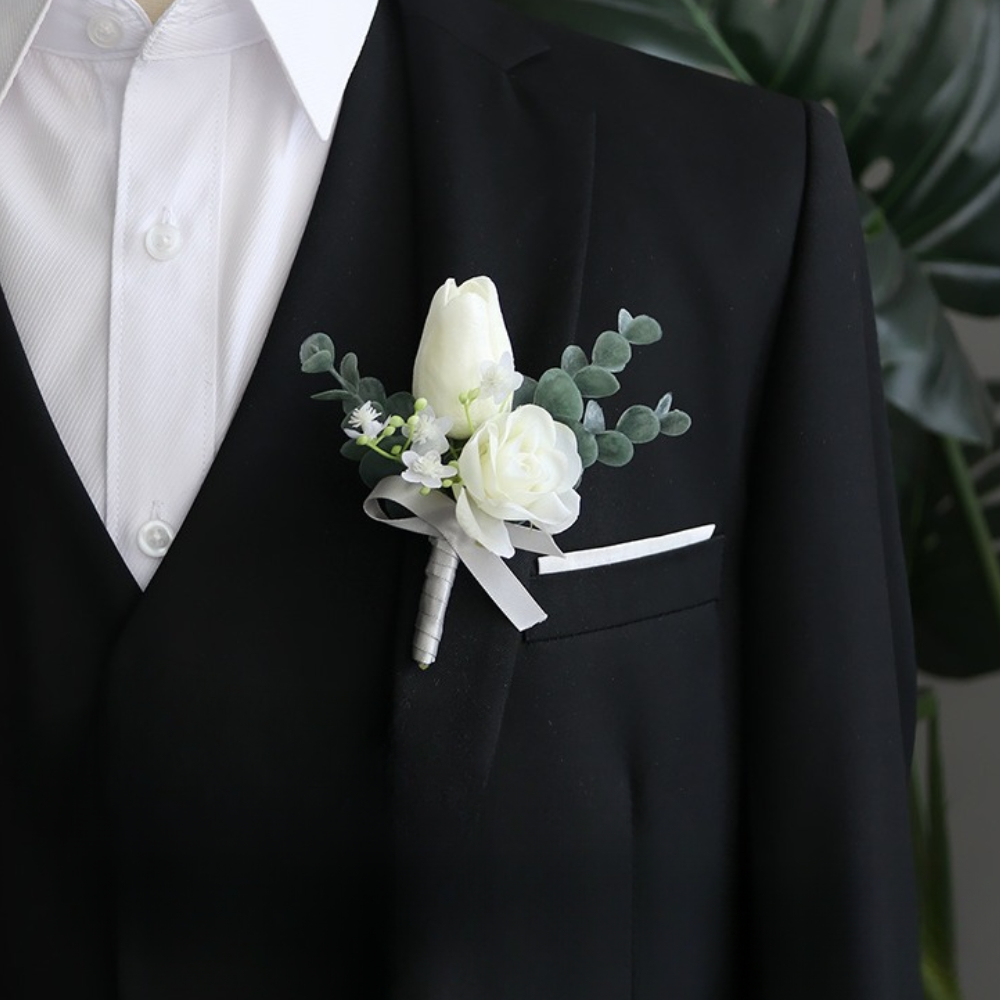 Men'S Grooming For Marriage - Groom Boutonniere Wedding Decoration for Man