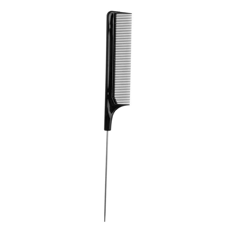 Comb Fine Tooth - Professional Hair Tail Combs Stainless Steel