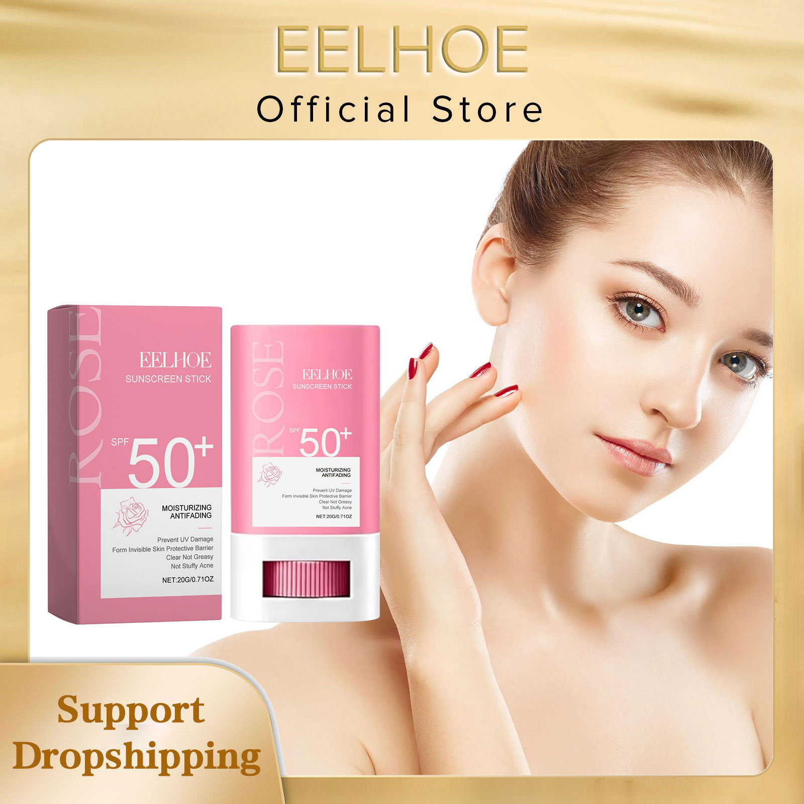 Face Moisturizer Spf - EELHOE Pink Roses Sun Protection Face