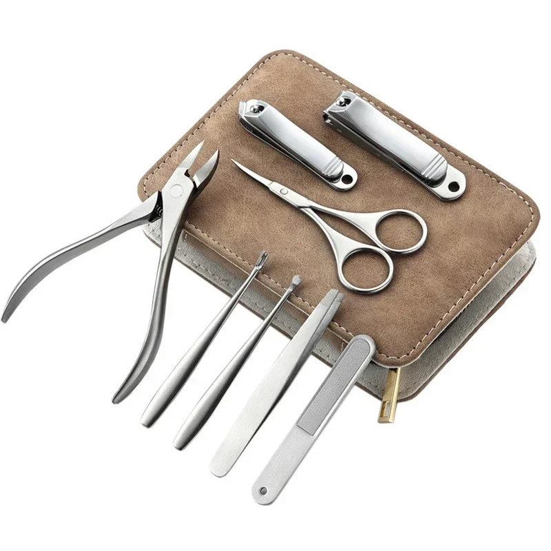 Men'S Grooming Products - 8/12pcs Professional Manicure Kit Stainless Steel