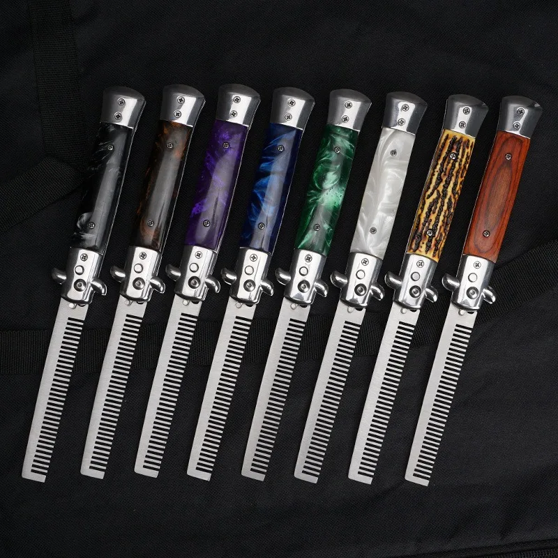 Portable Folding Spring Hair C - Men'S Grooming Hairstyles 评论和价格