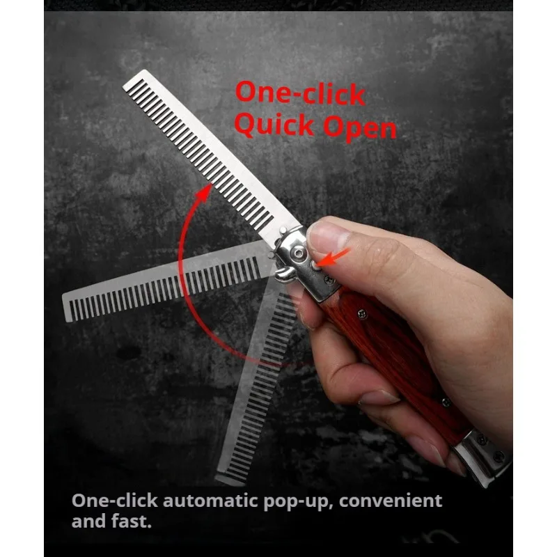 Portable Folding Spring Hair C - Men'S Grooming Hairstyles 评论和价格