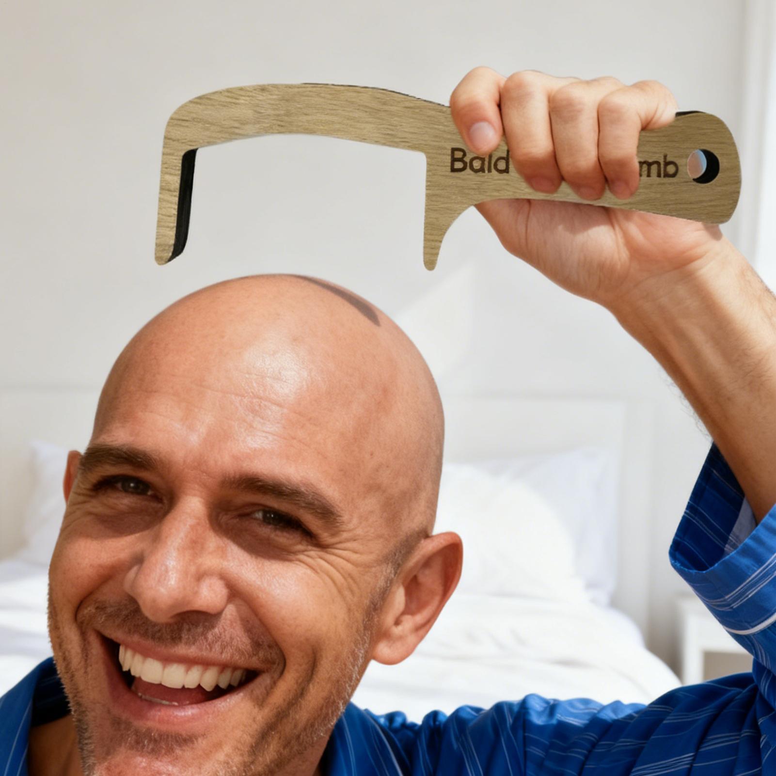 Bald Man Comb Funny Prank Groo - Men'S Grooming Products 评论和价格
