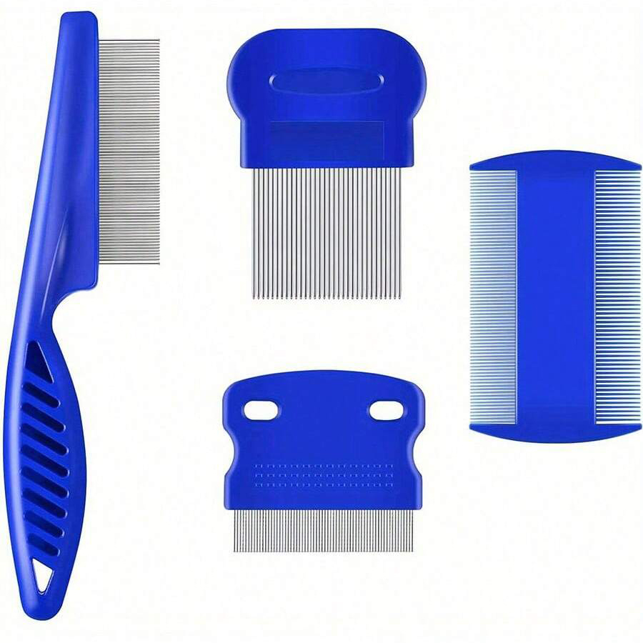 4Pcs/6Pcs Pet Comb Flea Comb F - Comb Fine Tooth 评论和价格
