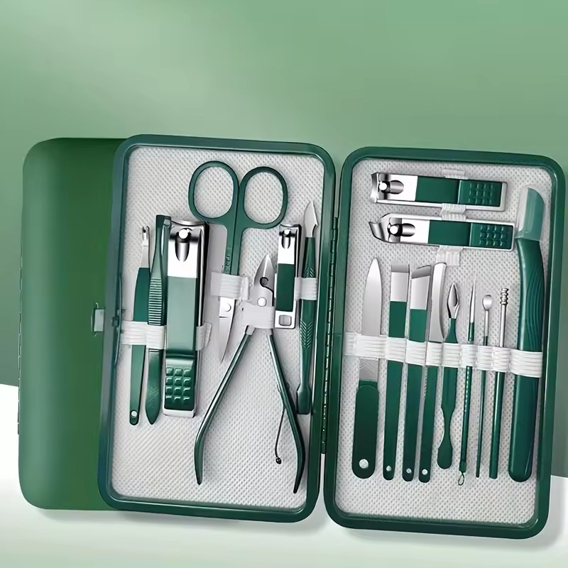 18 in 1 Stainless Steel Nail C - Men'S Grooming Fingernails 评论和价格