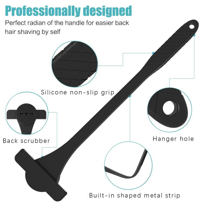 Flexible Long Handle Back Shav - Men'S Grooming Hair Removal 评论和价格
