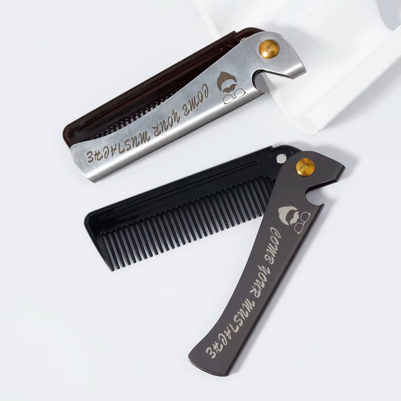Folding pocket comb, fine toot - Comb Fine Tooth 评论和价格