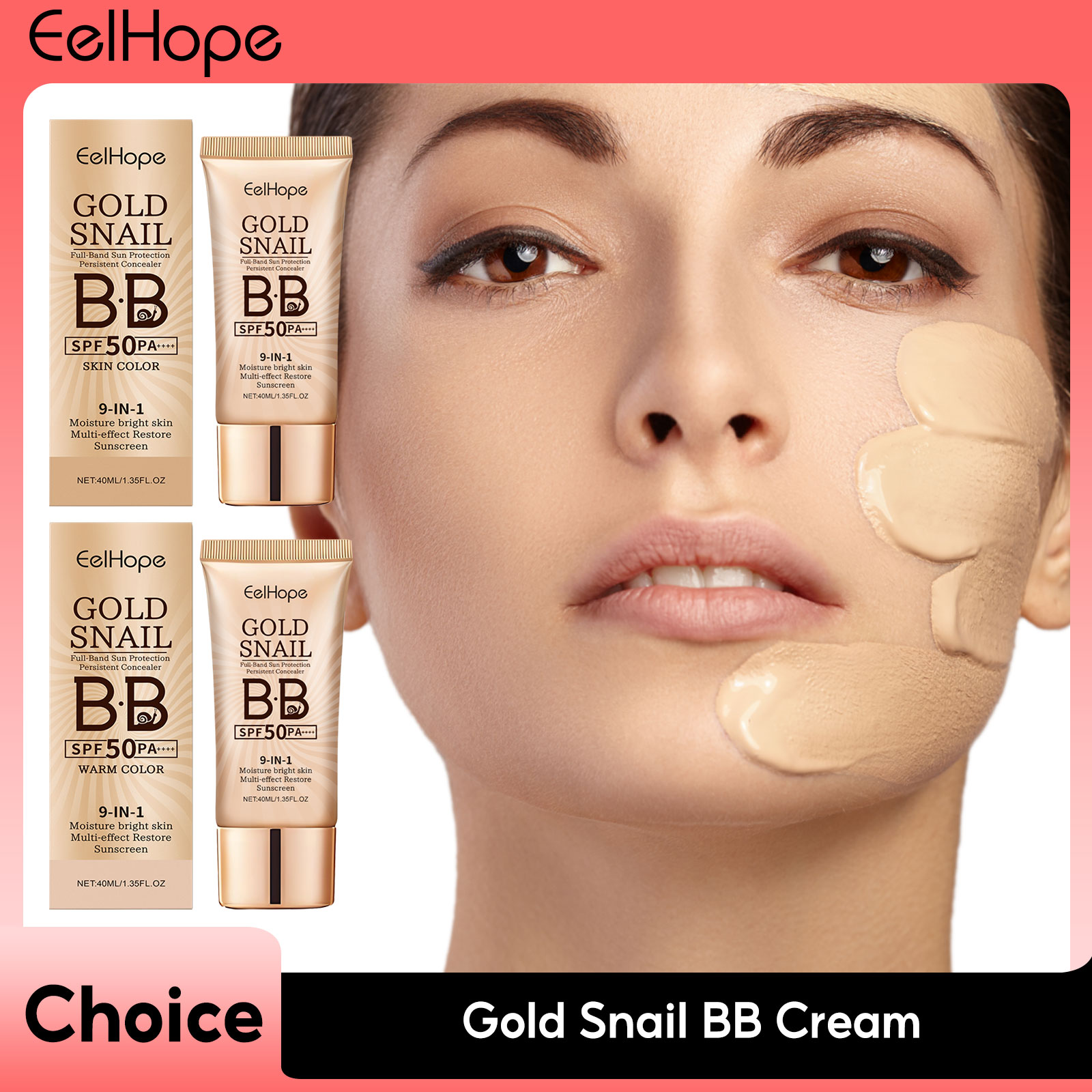 Gold Snail Sunscreen BB Cream  - Face Moisturizer Spf 评论和价格