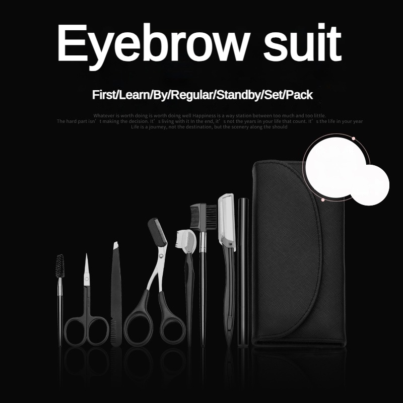 8Pcs eyebrow grooming kit with - Men'S Grooming Products 评论和价格