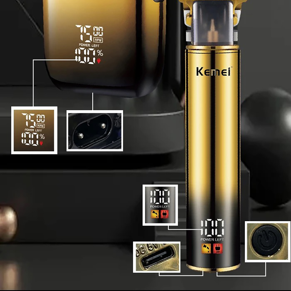 Kemei Hair Trimmer Electric Ra - Men'S Grooming Products 评论和价格