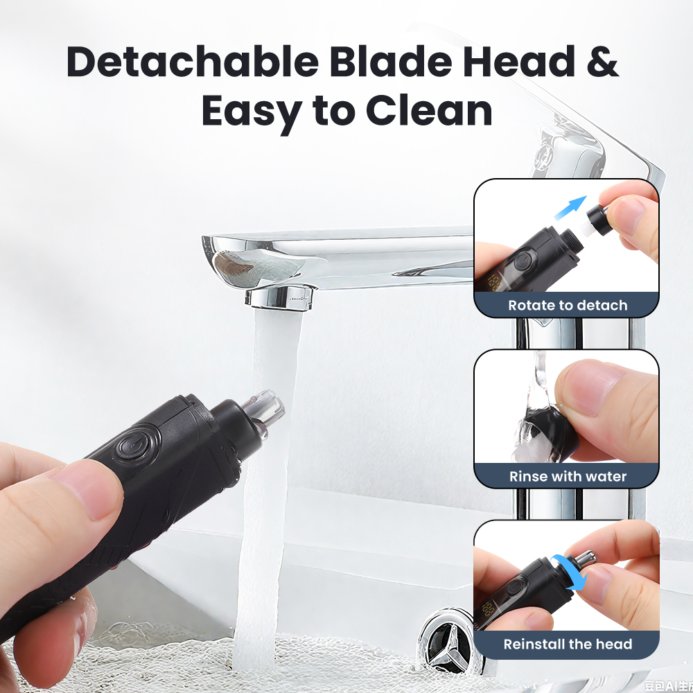 Rechargeable Nose Hair trimmer - Men'S Grooming Hair Removal 评论和价格