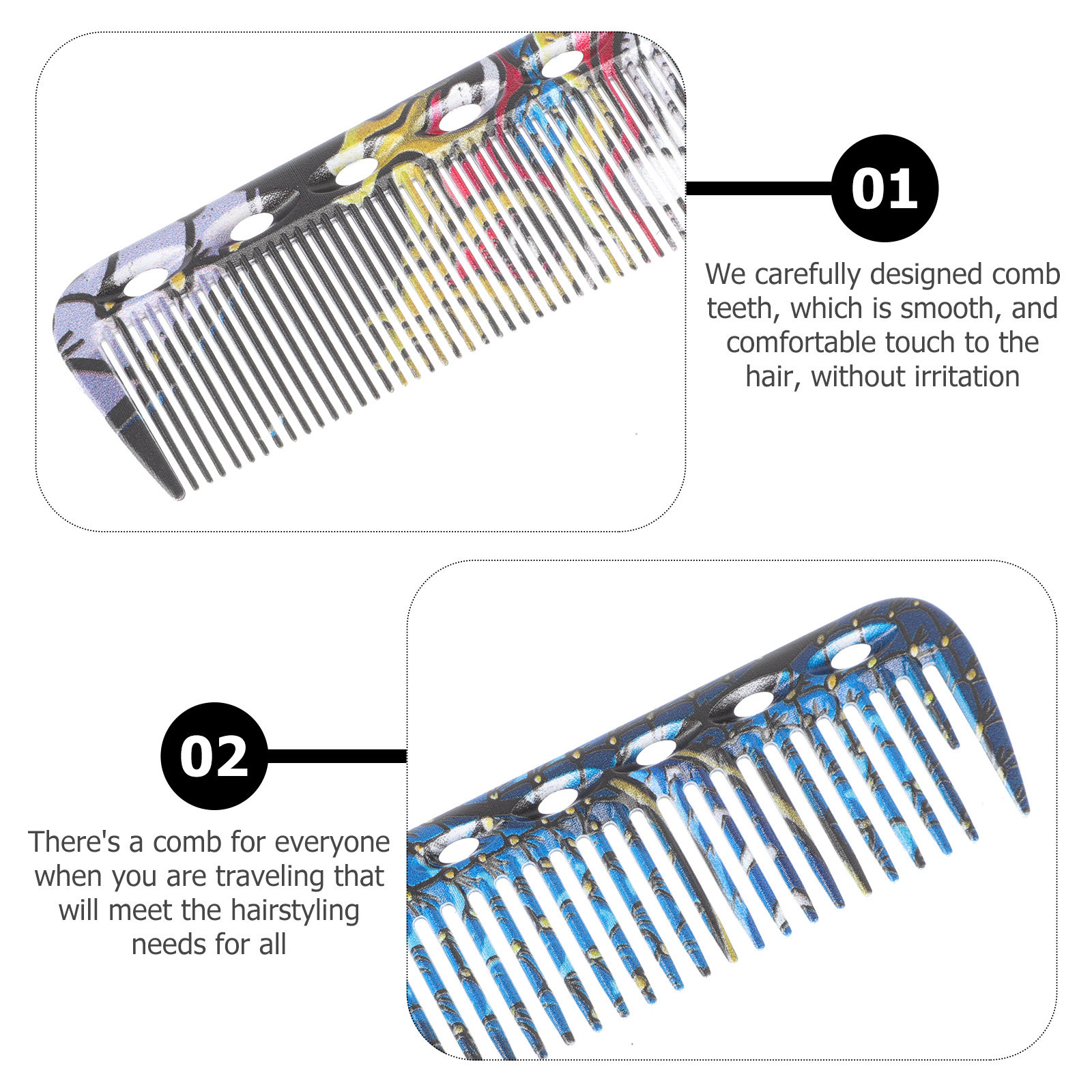1Pcs Hairstyling Comb for Men  - Men'S Grooming Hairstyles 评论和价格