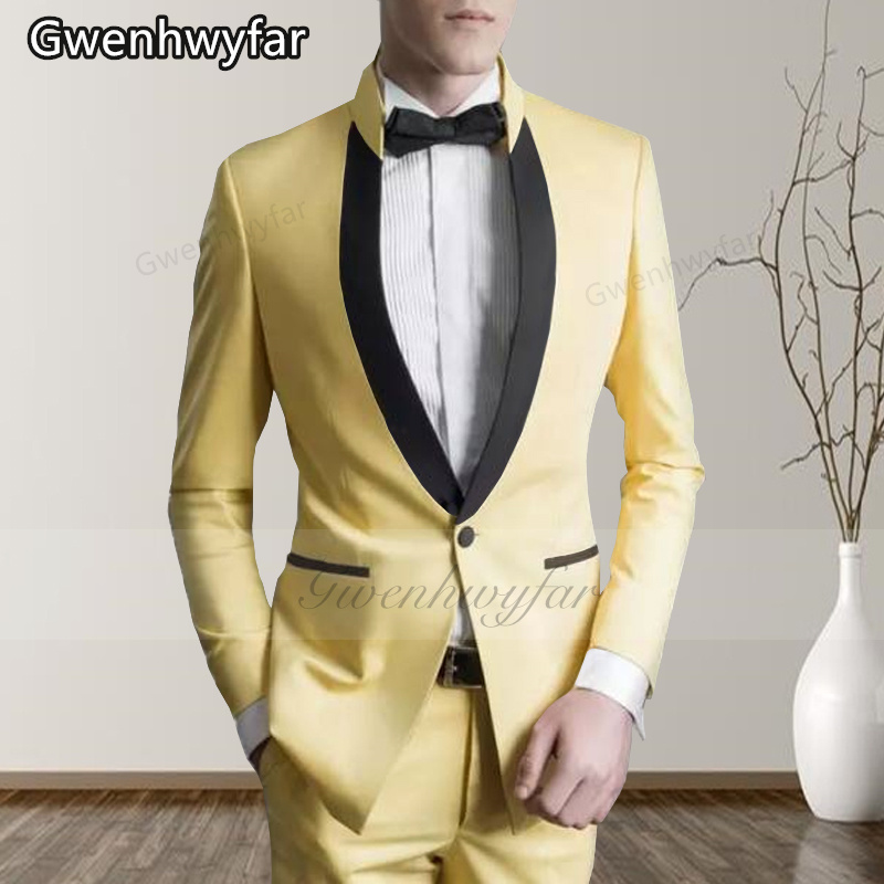 Gwenhwyfar Light Yellow Groom  - Men'S Grooming For Marriage 评论和价格