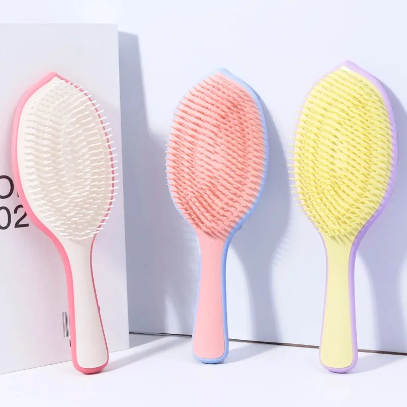 1pcs Leaf Shaped Fine Toothed  - Comb Fine Tooth 评论和价格