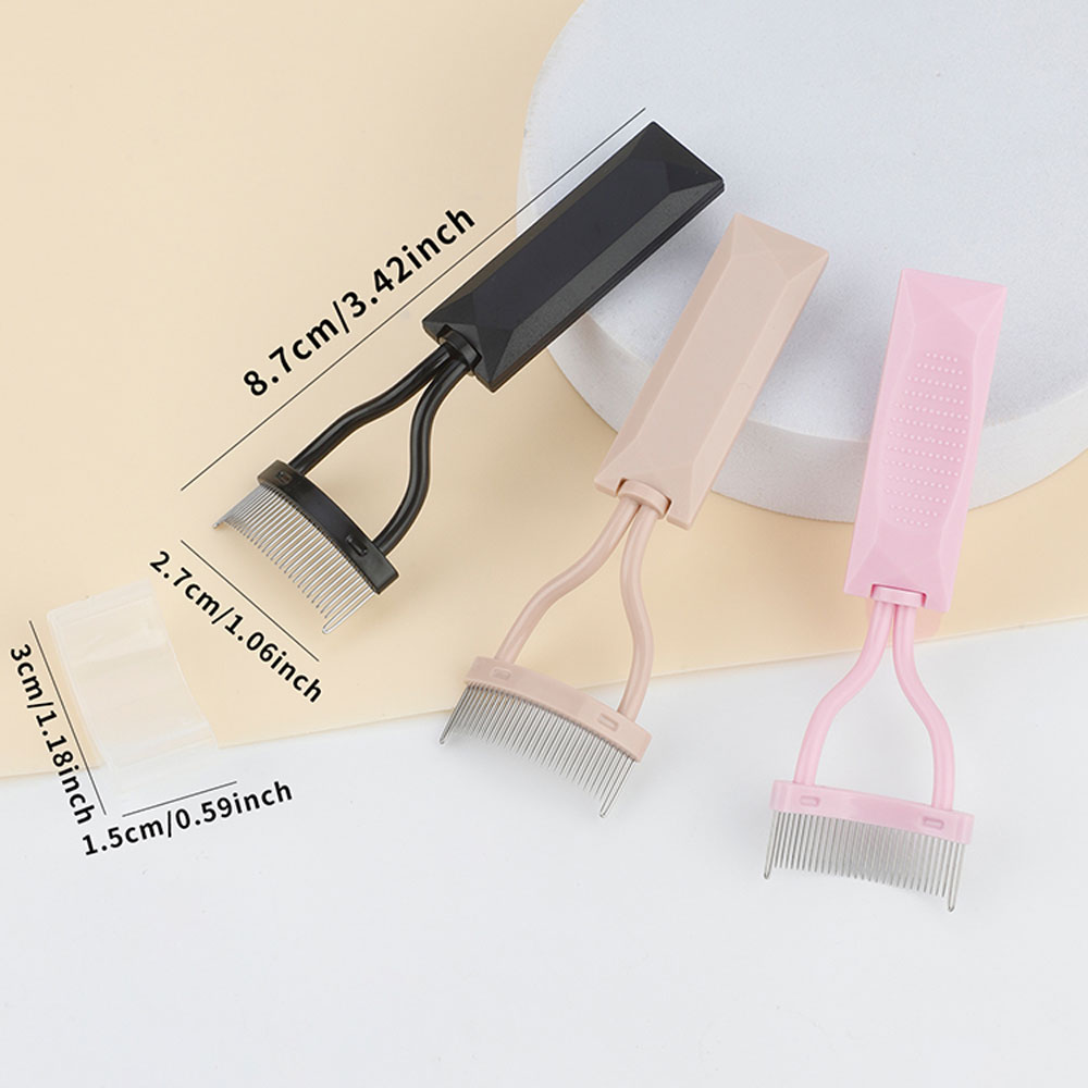 1pcs Curved Ultra-Fine Steel T - Comb Fine Tooth 评论和价格