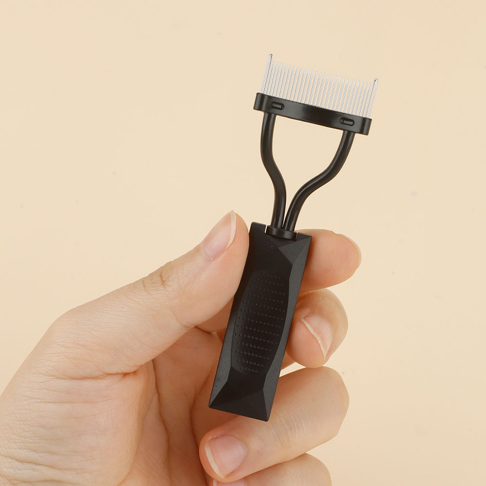 1pcs Curved Ultra-Fine Steel T - Comb Fine Tooth 评论和价格