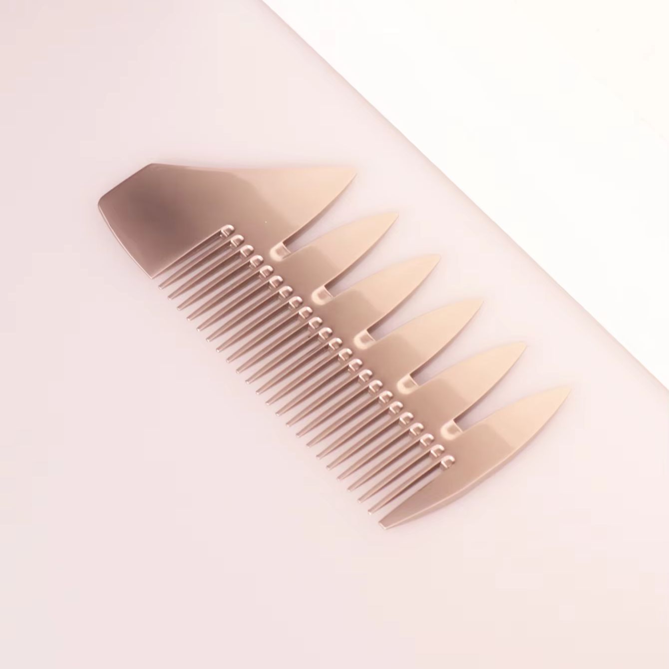 1pc stainless steel metal doub - Comb Fine Tooth 评论和价格