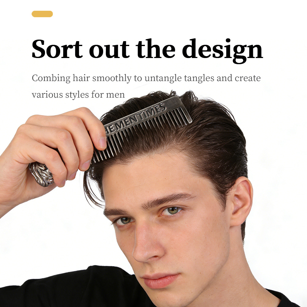 Men Vintage Beard & Hair Comb  - Men'S Grooming Hairstyles 评论和价格