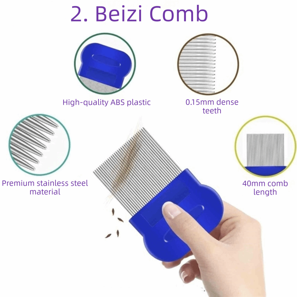 6Pcs/Set ABS Flea Comb Set Fin - Comb Fine Tooth 评论和价格